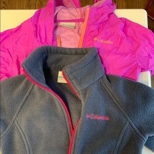 Girls Columbia Jackets, Size 3